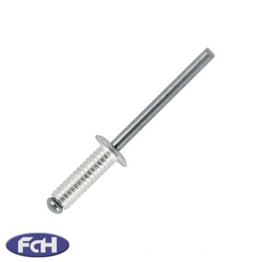 14.4mm Long Grooved Rivets - Pack of 20 
